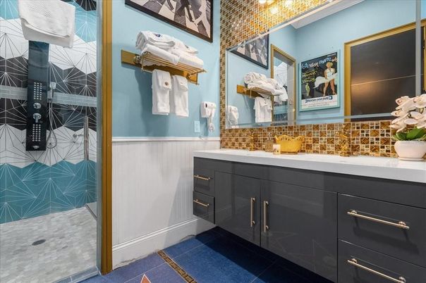 Bathroom, Glass Shower, Interior