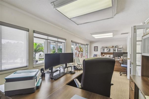Home Office, Interior, Wood Texture Flooring