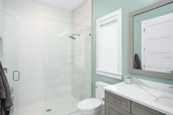 Bathroom, Glass Shower, Interior