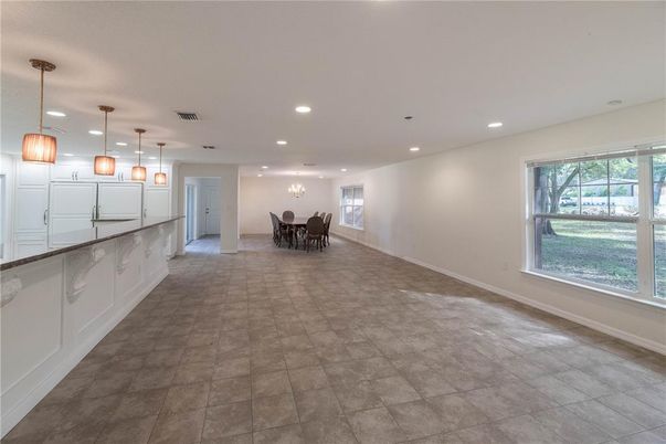 Dining room, Interior, Kitchen, Pendant Lights, Recessed Lighting