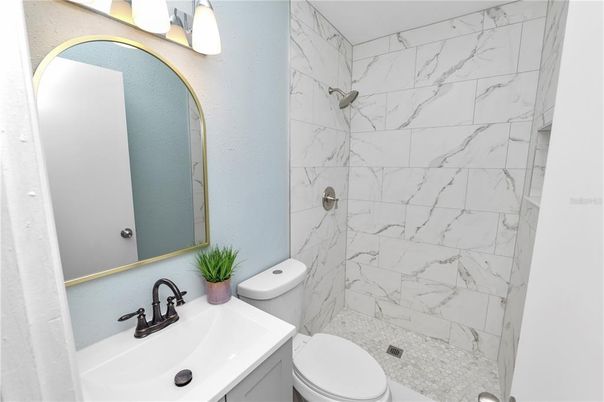 Bathroom, Interior, Marble Walls