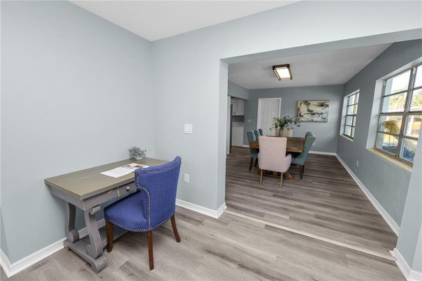 Dining room, Interior, Wood Texture Flooring