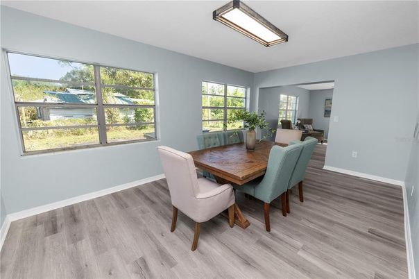 Dining room, Interior, Wood Texture Flooring