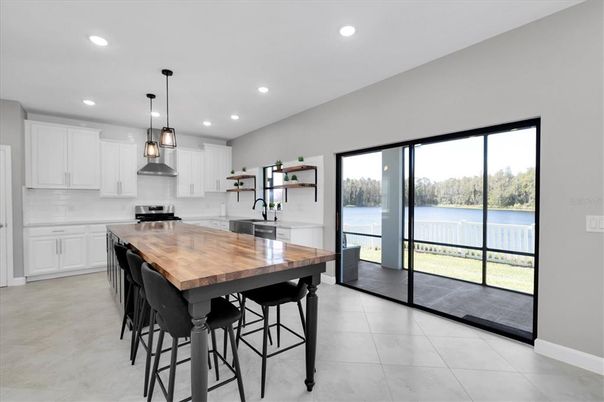 Interior, Kitchen, Pendant Lights, Recessed Lighting, Water
