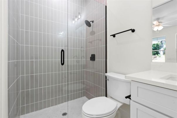Bathroom, Glass Shower, Interior
