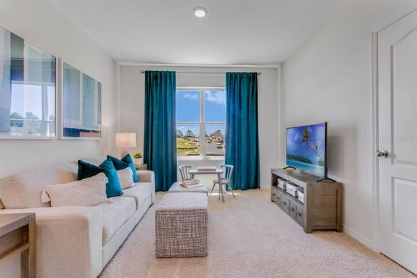 Interior, Living room, Recessed Lighting