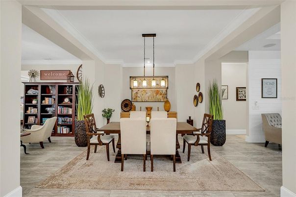 Dining room, Interior, Pendant Lights