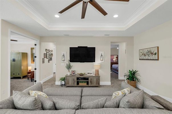 Interior, Living room, Recessed Lighting
