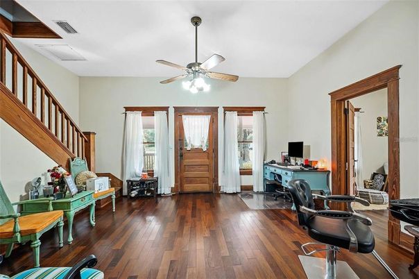 Home Office, Interior, Wood Texture Flooring