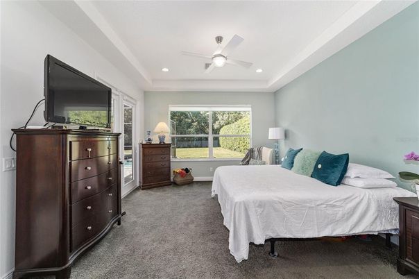 Bedroom, Interior, Recessed Lighting