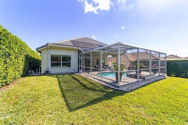 Backyard, Exterior, Pool, Solar Panels