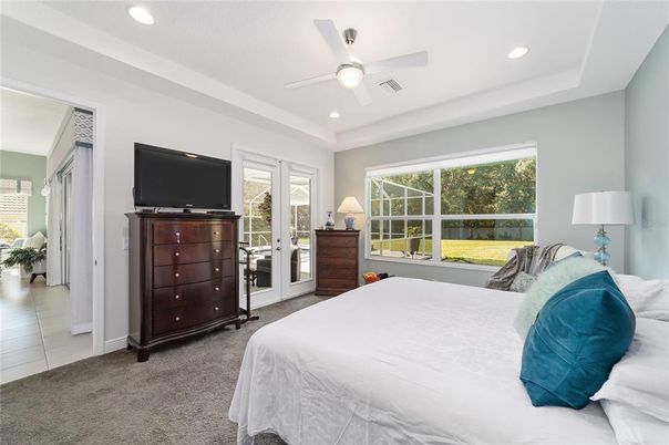 Bedroom, Interior, Recessed Lighting
