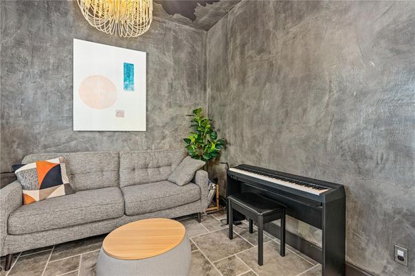 Interior, Living room, Piano