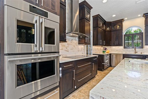 Interior, Kitchen, Recessed Lighting, Stainless Steel Appliances