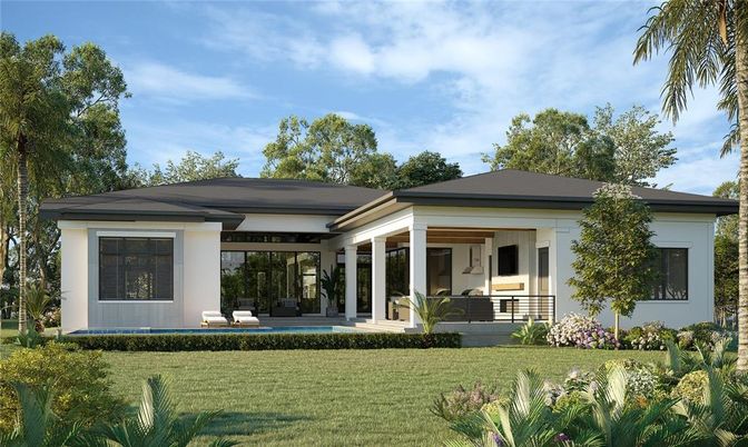 Backyard, Exterior, Facade, Modern