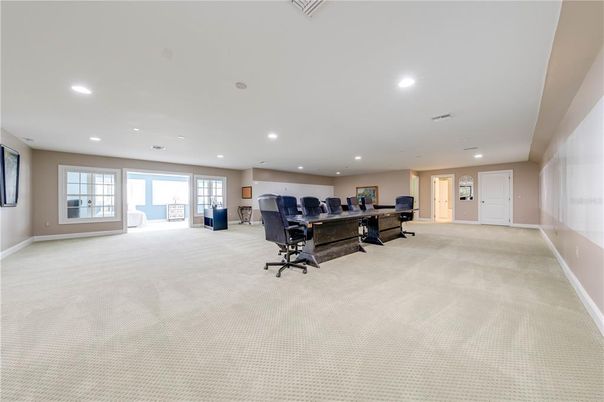 Home Office, Interior, Recessed Lighting