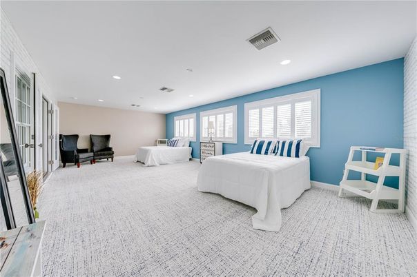 Bedroom, Interior, Recessed Lighting