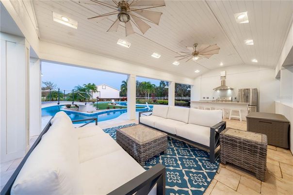 Interior, Living room, Pool, Recessed Lighting