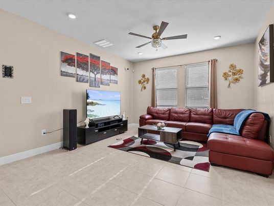 Interior, Living room, Recessed Lighting