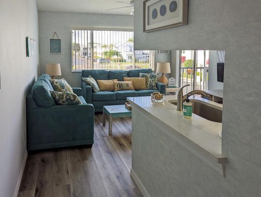 Interior, Kitchen, Living room, Wood Texture Flooring