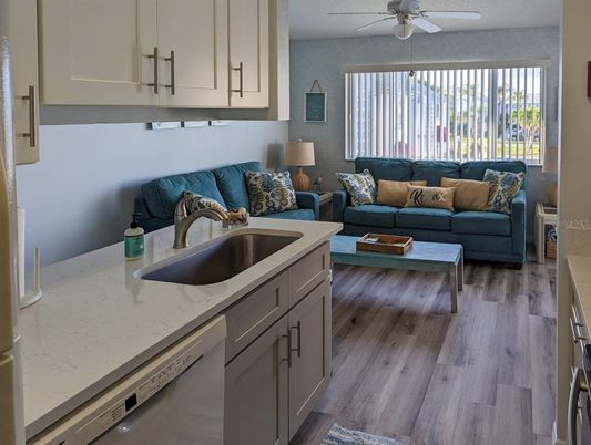 Interior, Kitchen, Living room, Wood Texture Flooring
