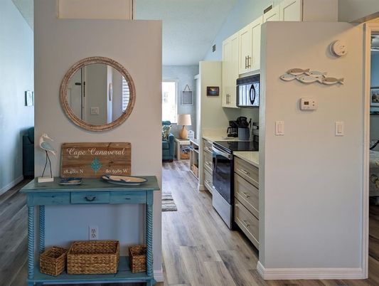 Interior, Kitchen, Wood Texture Flooring
