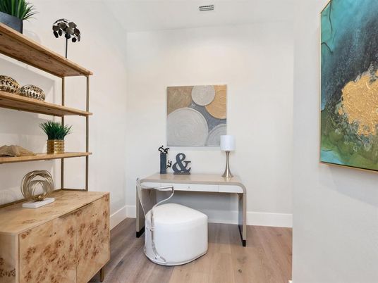 Home Office, Interior, Wood Texture Flooring