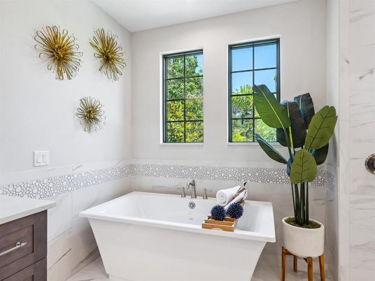 Bathroom, Free Standing Baths, Interior, Marble, Marble Walls