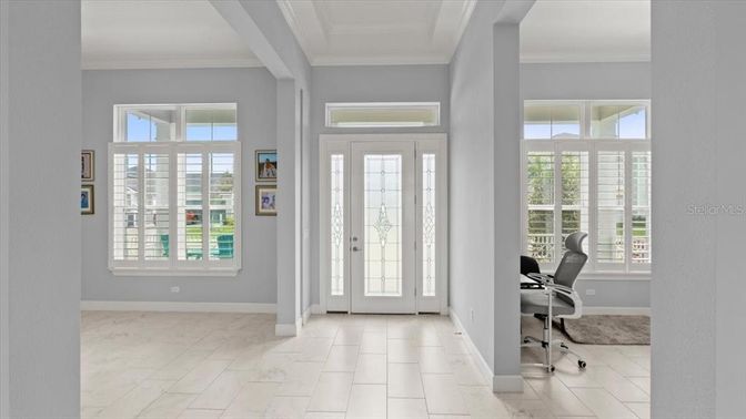 Home Office, Interior, Marble