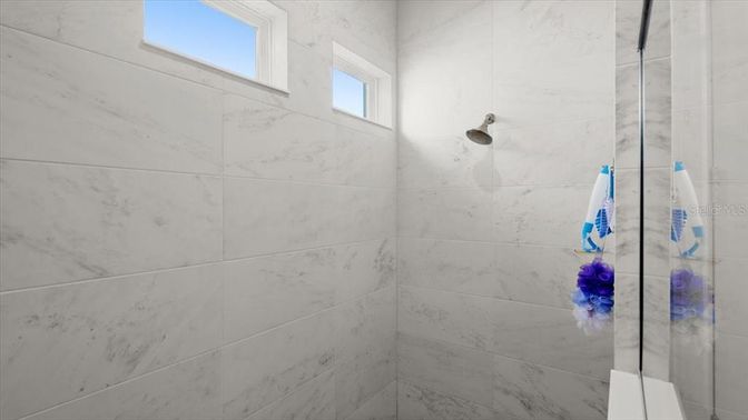 Bathroom, Interior, Marble Walls