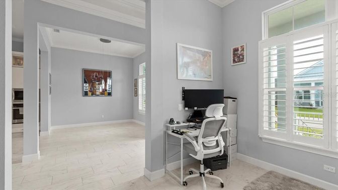 Home Office, Interior, Pendant Lights