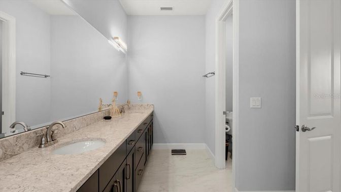 Bathroom, Dual Sink Vanities, Interior, Marble