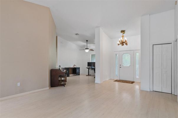 Chandelier, Interior, Piano, Wood Texture Flooring