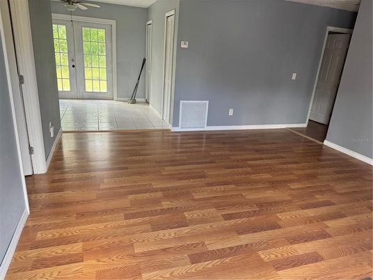 Empty room, Interior, Wood Texture Flooring