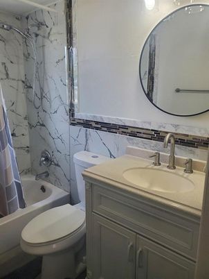 Bathroom, Interior, Marble Walls