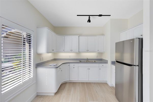 Interior, Kitchen, Wood Texture Flooring