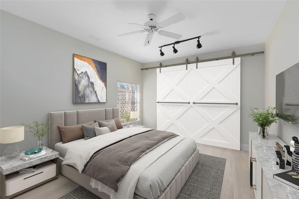 Bedroom, Interior, Wood Texture Flooring
