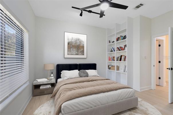 Bedroom, Interior, Wood Texture Flooring