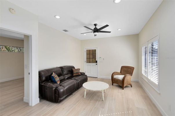 Interior, Recessed Lighting, Wood Texture Flooring