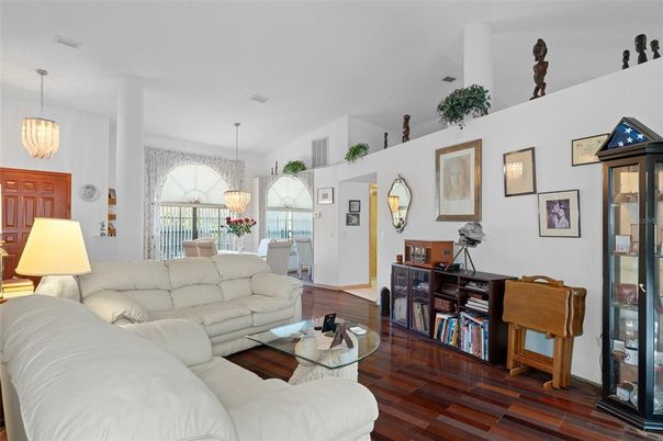Dining room, Interior, Living room, Pendant Lights, Wood Texture Flooring