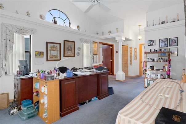 Home Office, Interior, Pendant Lights