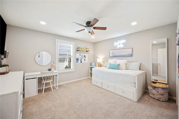 Bedroom, Home Office, Interior, Recessed Lighting