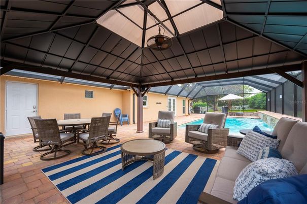 Dining room, Glass Ceilings, Interior, Pool, Sun Room