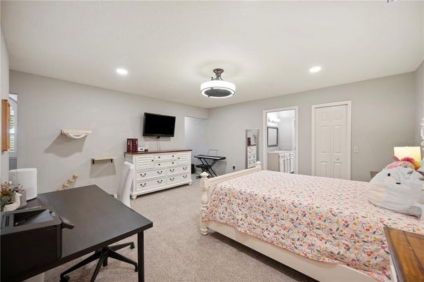 Bedroom, Home Office, Interior, Recessed Lighting