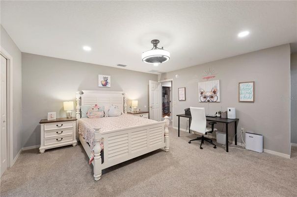 Bedroom, Home Office, Interior, Recessed Lighting