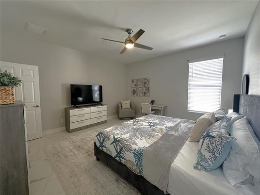 Bedroom, Interior, Marble