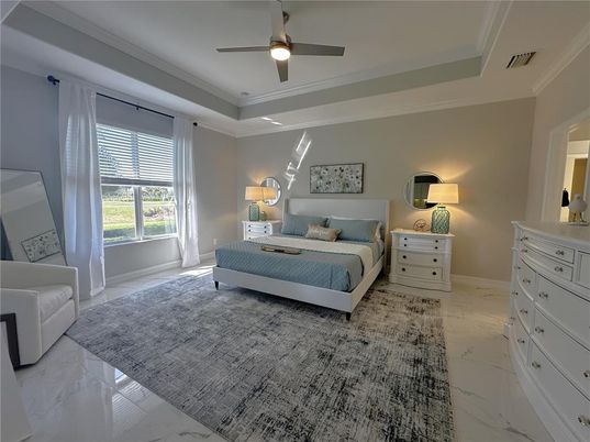 Bedroom, Interior, Marble
