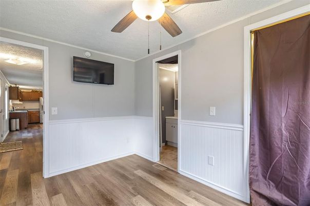 Empty room, Interior, Kitchen, Wood Texture Flooring
