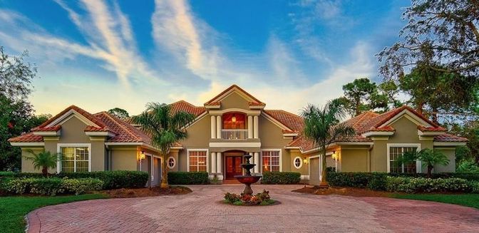 Backyard, Exterior, Facade, Mediterranean