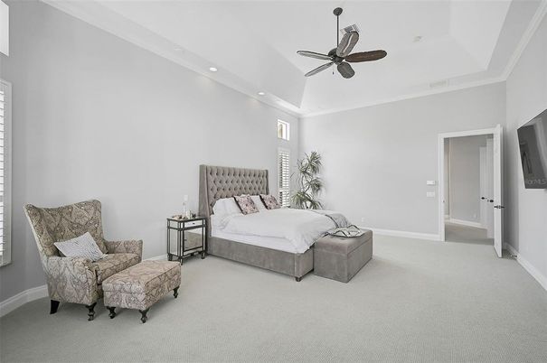 Bedroom, Interior, Recessed Lighting
